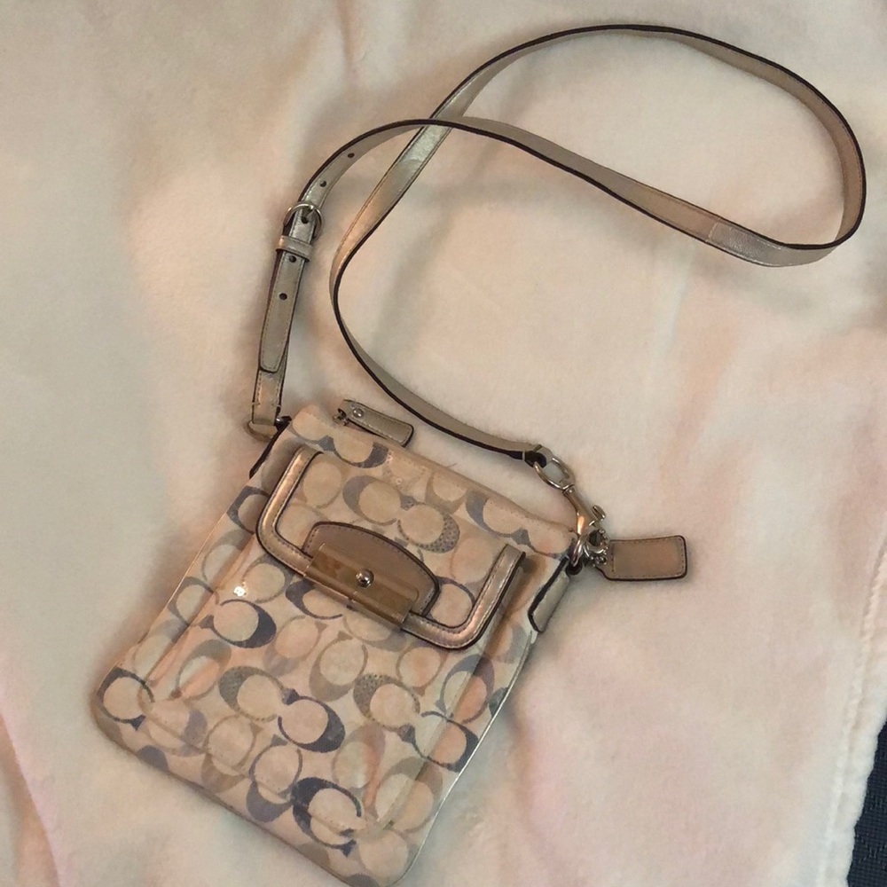 Coach vintage sequin crossbody bag